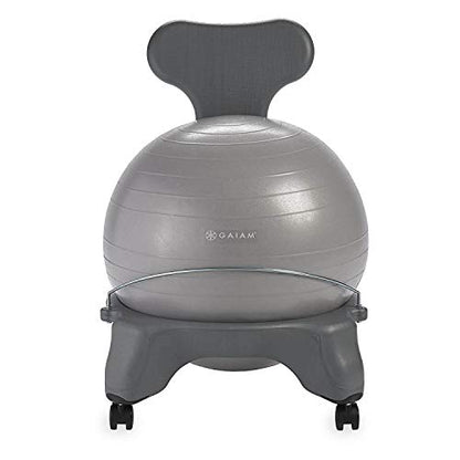 Gaiam Classic Balance Ball Chair, Stability Seat