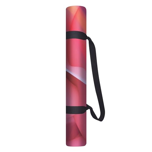 YOGA DESIGN LAB | The Combo Yoga Mat | Eco Luxury | Ideal for Hot Yoga, Power, Bikram, Ashtanga, Sweat | Studio Quality | Includes Carrying Strap! - color: Rose, size: 1.5mm