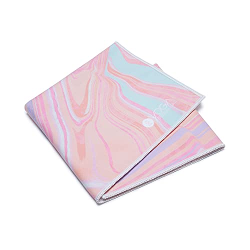 yogadesignlab | The Hand Towel | Premium Non Slip Hand Towel | Designed in Bali | Colorful Eco Printed + Quick Dry + Soft | Hot Yoga, Bikram, Ashtanga, Sport, Barre, Travel (Pearl) - color: Pearl