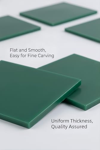 Fayelume 5PCS 2mm Jewelry Wax Sheet, Sliced Carving Modeling Wax, Museum Carving Wax Pen, Engraving Making Accessory for Jewelry Patterns (70 x 90 mm)