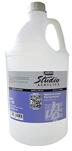 Studio Acrylics Pouring Medium 3.8L - color: White, size: 1 litre