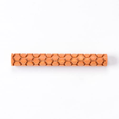 MKM Pottery Tools Wood Twig Rollers for Clay (TW-24 Honeycomb) - color: TW-24 Honeycomb