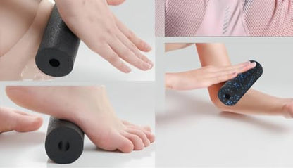 Mini Foam Roller & Massage Ball Set, Travel Muscle Recovery Kit