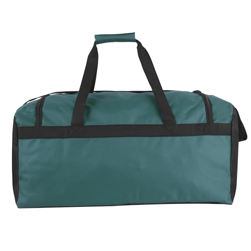 40 Liter, 22 Inch Reflective Duffle Bag with Shoulder Strap for Men, Women, Travel - color: Green