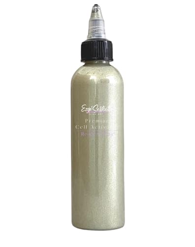 Premium Cell Activator | Ready to Pour | Create Perfect and Unique Cells in Your Painting Works | 4oz by Volume | by Ezgi Sertcetin (Metallic Choco Milk) - color: Metallic Choco Milk