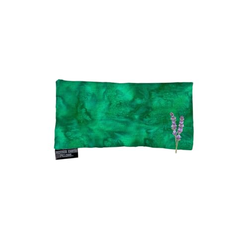 Mother Earth Pillows Therapeutic Eye Pillow (Green Print - Soothe Herbal Blend) - color: Green Print - Soothe Herbal Blend