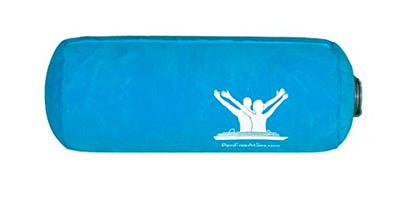 Pain Free-Posture Long & Short Inflatable Roll/Towel and Strap/Yoga Belt-to place under the NECK & LOW BACK to RELAX & REDUCE PAIN-Regain the Natural Curve of the Spine-Support Driving, Plane & Travel