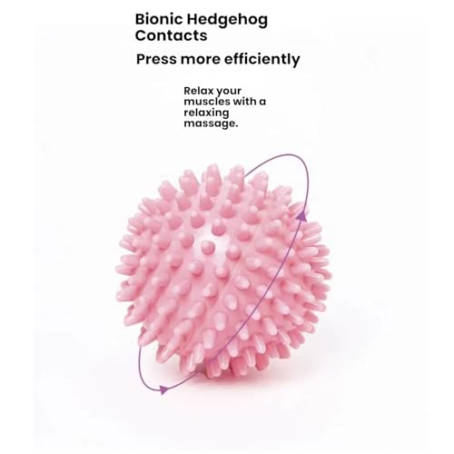 Massage Ball - Spiky for Deep Tissue Back Massage, Foot Massager, Plantar Fasciitis & All Over Body Deep Tissue Muscle Therapy，Foot Massage Ball