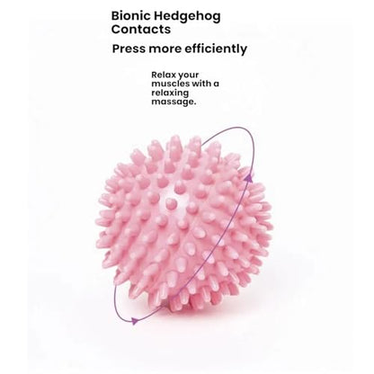 Massage Ball - Spiky for Deep Tissue Back Massage, Foot Massager, Plantar Fasciitis & All Over Body Deep Tissue Muscle Therapy，Foot Massage Ball