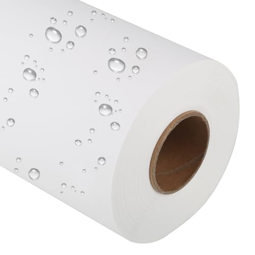 tonchean 24" x 98.4ft Canvas Roll for Printing, 240GSM Waterproof Polyester | Matte Finish, Works with Inkjet, Oil, and Photo Printing, High-resolution Surface Captures Fine Details, Wear Resistence