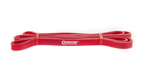 Pull Up Assistance Bands - Commercial Gym Quality 41" Loop Exercise Pull-Up Bands - 4 Different Resistance Levels to Choose from - color: Single #2 Red - 10-35 lb