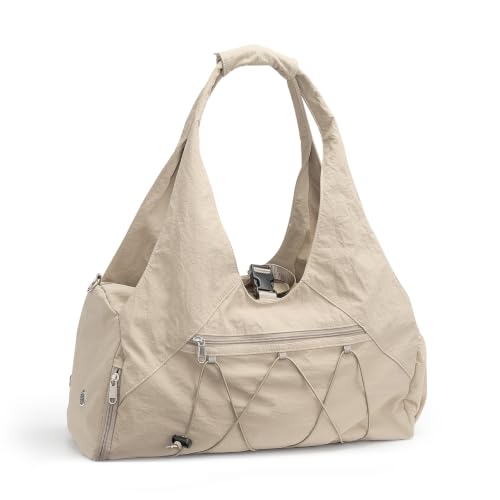 Forestfish Gym Bag For Women With Yoga Mat Holder (Khaki) - color: Khaki