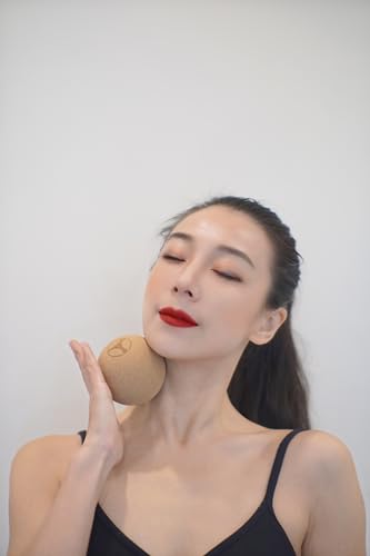 Cork Massage Ball, Natural Cork Material, 8cm Diameter, Round Shape Yoga Ball with Engraved Logo