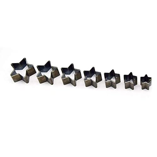 Alloy Steel Star Shape Cutting Die for Cardboard, Leather, PVC, Fabric Good Helper for Handicraft (Steel04) - color: Steel04