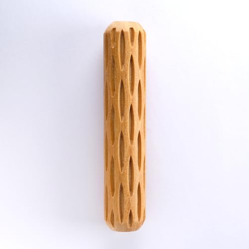 MKM Pottery Tools Wood Big Hand Rollers for Clay (BHR-132 Mod Drops) - color: BHR-132 Mod Drops