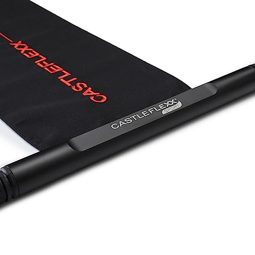 CastleFlexx Mobility and Full Body Strengthening Device - color: 블랙/레드, size: Standard 5'0 - 5'8