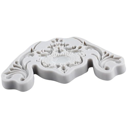 Baroque Scroll Relief Polymer Clay Molds Baroque Silicone Mold | Epoxy Resin Casting DIY Crafts Air Dry Polymer Crafts Supplies Clay Tools - color: Style J