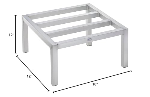 CenPro Medium-Duty Aluminum Dunnage Rack, 1500 lb. Capacity, 18"x12"x12" (28W-138) - size: 18x12x12"