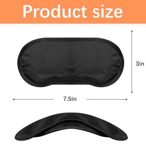 40 Pcs Eye Mask Sleep Masks Bulk Blindfolds for Team Building Party Games with Nose Pad and Adjustable Strap for Women Men 4 Layers Black Blindfold Sleeping Mask - color: Black, 40 Pcs