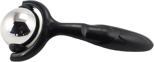 Vinyl Quote Me Roller Massage Ball - Ergonomic Handle Cold Warm Compression Temperature Keeper Stainless Steel Muscle Pain Relief Body Neck Shoulder Back Leg Calf Therapy Ice Heat Stick