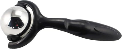 Vinyl Quote Me Roller Massage Ball - Ergonomic Handle Cold Warm Compression Temperature Keeper Stainless Steel Muscle Pain Relief Body Neck Shoulder Back Leg Calf Therapy Ice Heat Stick