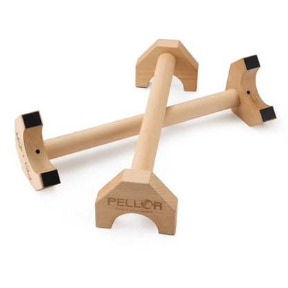 Pushup Stands - Wooden Push Up Bars Gym Gear Equipment with Anti-Slid Mat Workout Solid Exercise Women Men Portable Fitness - style: Arched