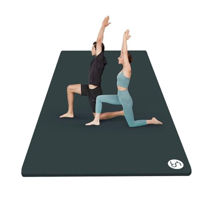 YR Large Exercise Mat 78.7"L x 51"W 20mm Thick Workout Mats for Home Gym - color: Greyblue