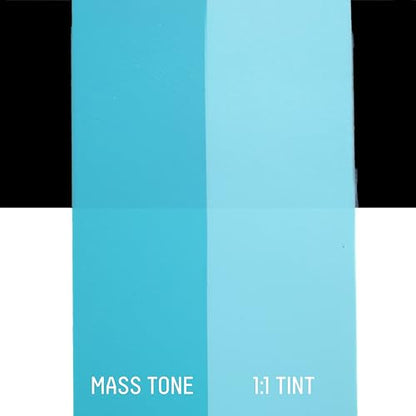 Liquitex BASICS Acrylic Fluid Paint, 4-oz Bottle, Light Blue Permanent | Super Versatile, Fine Art Pigments; Fluid Consistency, Vibrant satin colors, Permanent, Lightfast, Water-Resistant Finish - color: Light Blue Permanent, style: 118ml (4-oz)