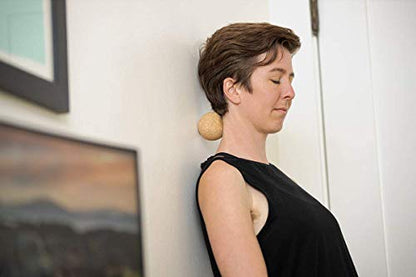 Travel Cork Massage Ball | Lightweight, Sustainable Alternative to Lacrosse Ball for Muscle Pain Relief (2.5 Inch (Pack of 1), Sanded Cork) - size: 2.5 Inch (Pack of 1)