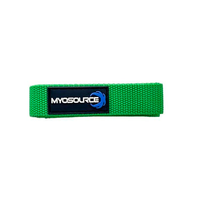 Myosource Kinetic Bands Cheerleading Flexibility Stunt Strap - Improve Stretching and Stunts for Cheer Dance Gymnastics & Physical Therapy – Stocking Stuffers Present for Kids Girls Adults - 12 Colors - color: Emerald