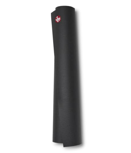 Manduka PROlite Yoga Mat 4.7mm | Lifetime Durability | Hygienic Construction | Teacher Approved - color: Black, size: 79" x 30"