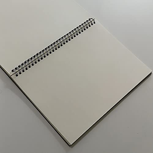 YUREE B5 Spiral Notebook/Spiral Journal Unruled, 100gsm Thick Blank Paper & Hard Kraft Cover, 65 Sheets (130 Pages), 3-Pack, 10.5" x 7.2", Brown - color: Brown