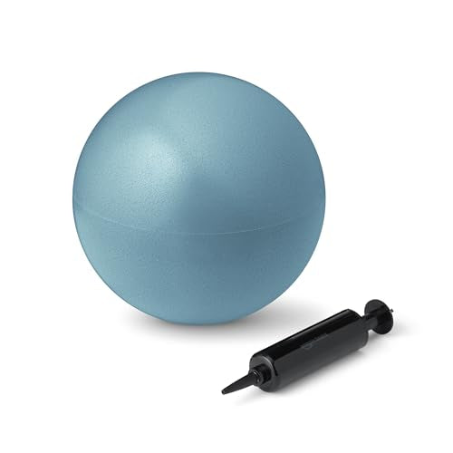 Amazon Basics 9-Inch Mini Pilates Ball, Anti-Burst Exercise Ball for Yoga, Core Training