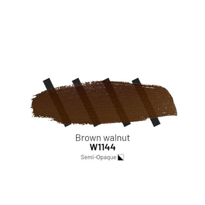 KAMENSKAYA Acrylic Inks for Artists - Brown Walnut Acrylic Ink, 3.38 Fl Oz (100 ml) | Highly Concentrated, Multifunctional Liquid Acrylic Paint - color: Brown Walnut