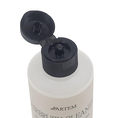 Hartem - Airbrush Cleaner 200 ml (6.76 Fl Oz) with Anti-Spill Cap | Removes Dried Paint, Prevents Clogging and Lubricates Airbrush Mechanisms Without Deterioration - size: Airbrush Cleaner 200ml (6.76 Fl Oz)