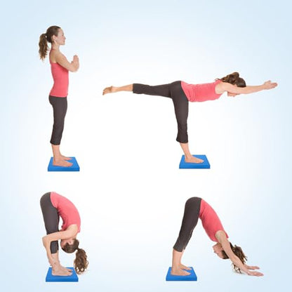 Balance Pad, 20"x16"x2.5" Non-Slip TPE Knee Cushion - color: Blue - XL - 20" x 16" x 2.5"