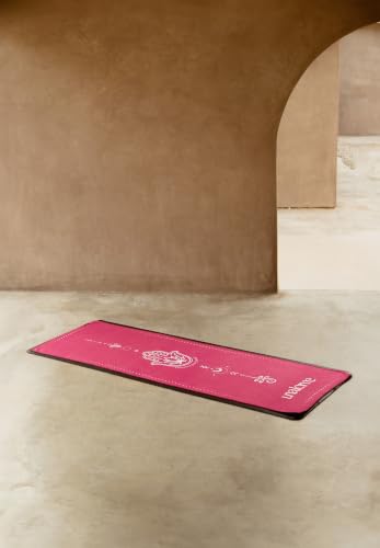 Hot Yoga Towel, Non-Slip Microfiber with Silicone Grip, 71 x 24 Inches, Quick-Dry Sweat Absorbent Yoga Mat Towel – Vitality Pink