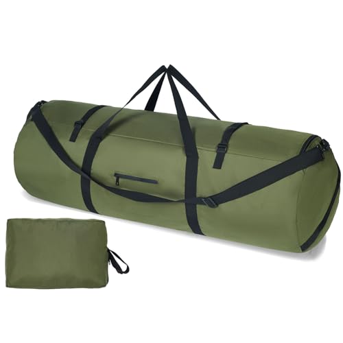Arxus Duffle Bag 30L/50L/90L Long Travel Bag for Baseball Bat Tent Large - color: Green, size: 90L