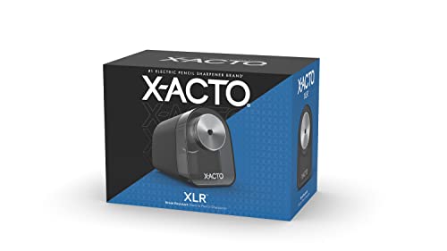 X-ACTO XLR Electric Pencil Sharpener Black (ELM1818X) 1 Count (Pack of 2) - size: 1 Count (Pack of 2)