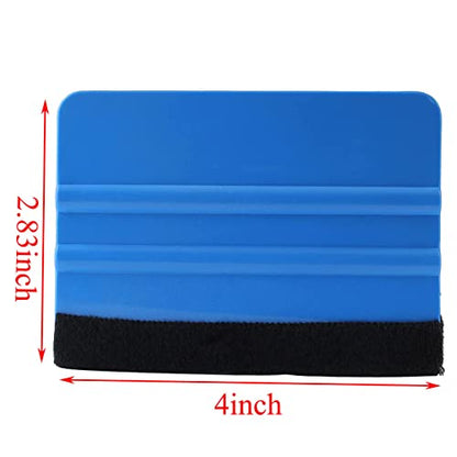 PZRT 2pcs Squeegees Screen Printing Tools for Applying Transfer Paste or Ink DIY Silkscreen Printing Ink Rubber Scraper Board Tools 1.97in x 1.18in, 3.94 in x 2.8 in