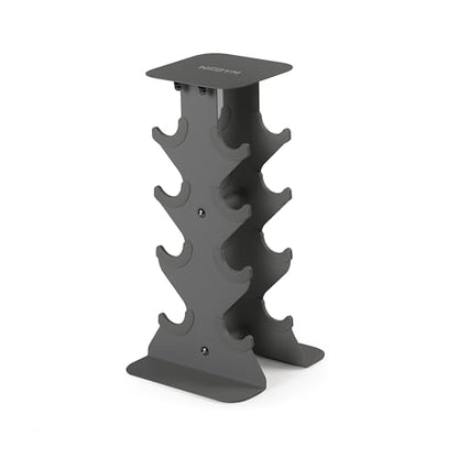 WeGym Dumbbell Rack, Sturdy Cast Iron for Space-Saving Home Gym Storage | Sturdy cast iron, space-saving storage, home strength training setup - color: Slate, style: S
