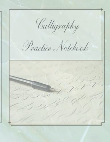 Calligraphy Practice Notebook: Lined Journal with Measured Guidelines on Blank, Letter Sized Pages