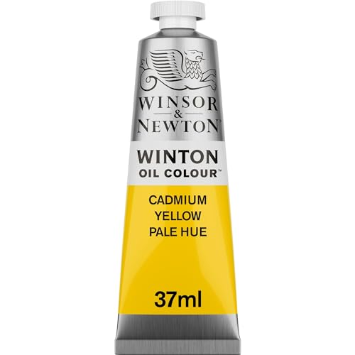 Winsor & Newton Winton Oil Color, 37ml Tube, Cadmium Yellow Pale Hue | High-quality pigments, Durable, Lightfast, Permanent, Uniform Consistency, Great Pigment Load - color: Cadmium Yellow Pale Hue, size: 1.25 Fl Oz (Pack of 1), style: 1.25-oz Tube