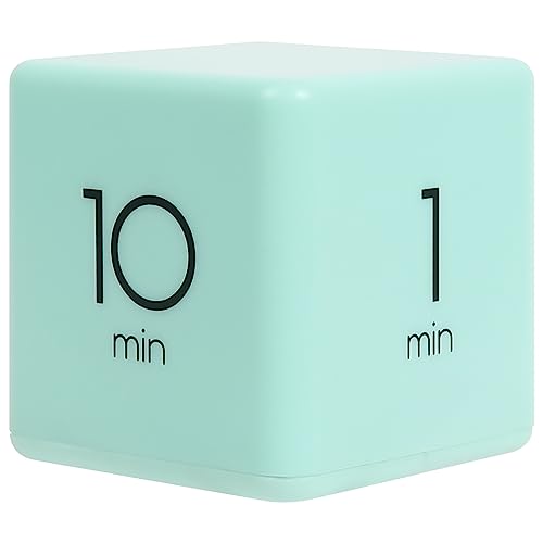 mooas Cube Timer, Flip, Block, Productivity, Time Management (Mint) - color: Mint