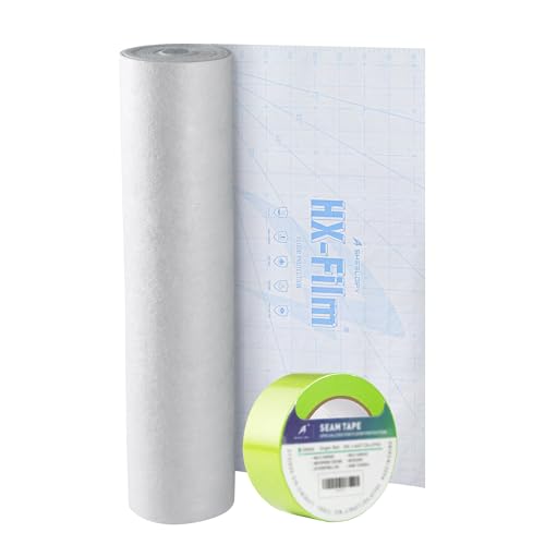 39" x200' Heavy-Duty Floor Protection | Construction Grade Carpet Protector | Drop Cloth Plastic Film for Hardwood Floors | Waterproof Painters Covering with No Residue(Ice Blue) - color: Ice Blue, size: 39" x 200'