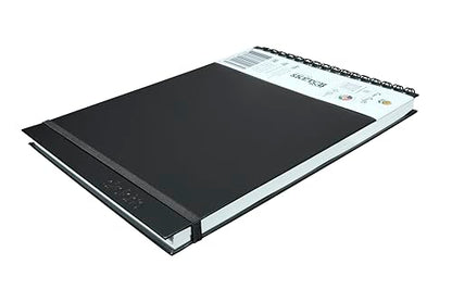 Creo Crafts 9" x 12" SketchO Sketchbook_Top Spiral Wire-O Bound_128 Pages (64 Sheets) 140gsm | Landscape Hardcover, Acid-Free Natural Shade Paper for Artists, Students & Travel Sketching - size: A4