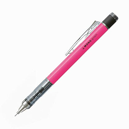 Tombow Mechanical Pencil, Monograph 0.5mm, Neon Pink (DPA-134F) - color: Neon Pink
