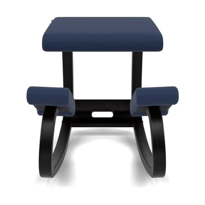 Variable, original knee chair, design from Peter Opsvik - black/blue - color: Black/Blue