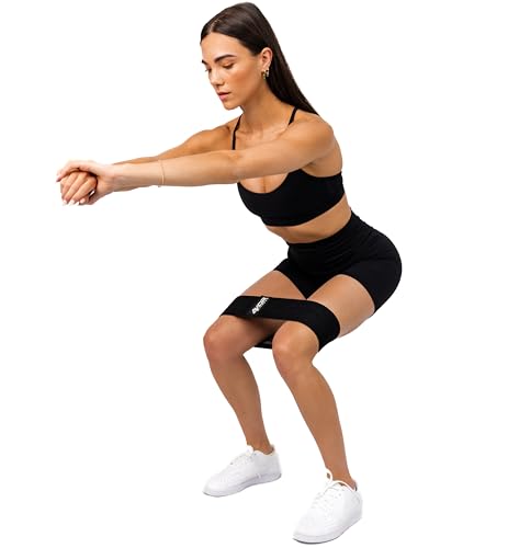 4KOR Fitness Resistance Loop Band Set, Perfect for Crossfit, Yoga, Physical Therapy, and Booty Building - color: 3 Grippy Hip Band Set