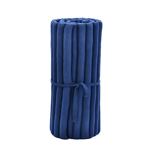 Leewadee Thai Roll Mat 75 x 28 inches Kapok Firm - color: Cl44 - Blue, size: M: 75x28"
